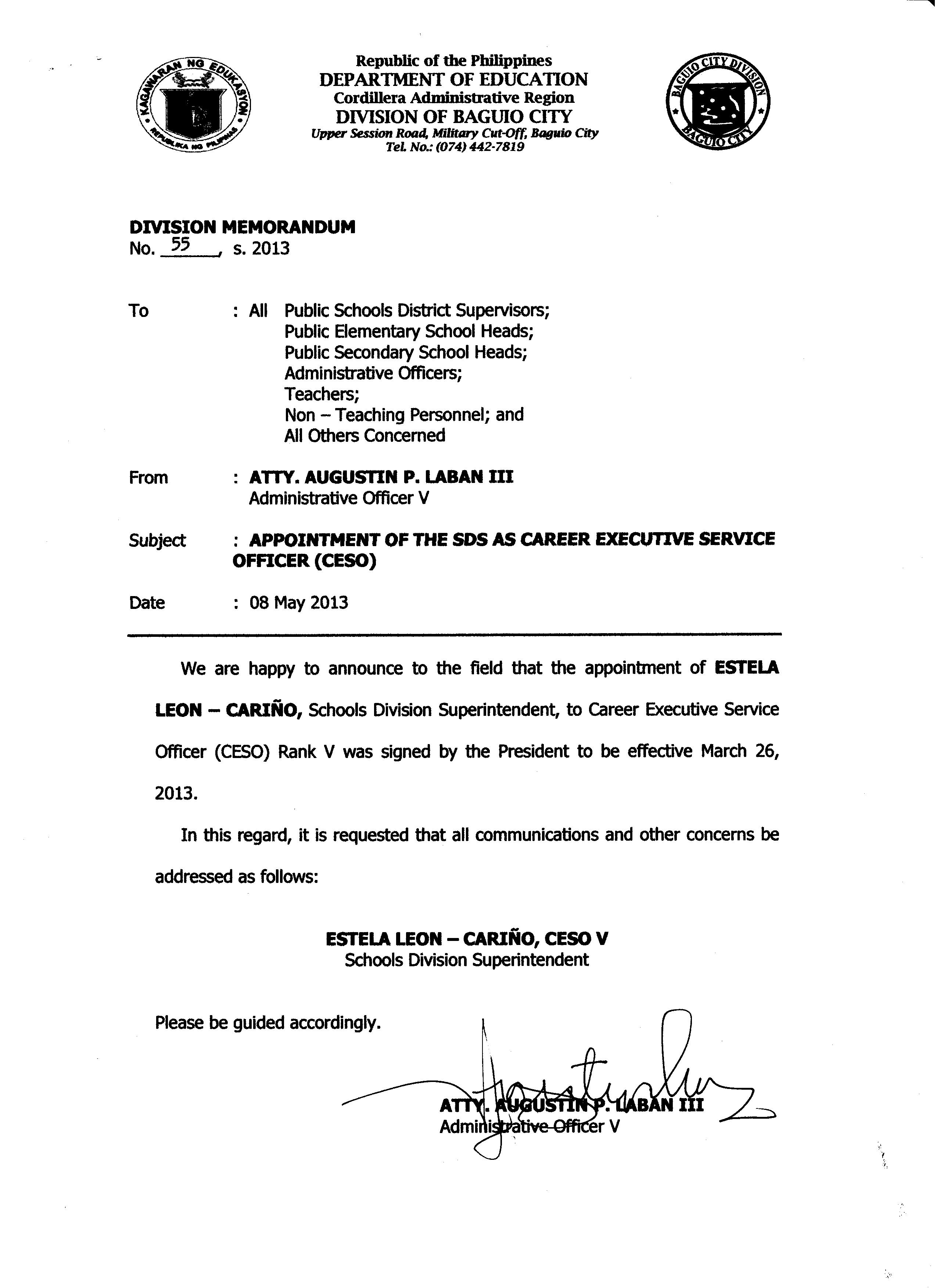 deped order no assignment policy